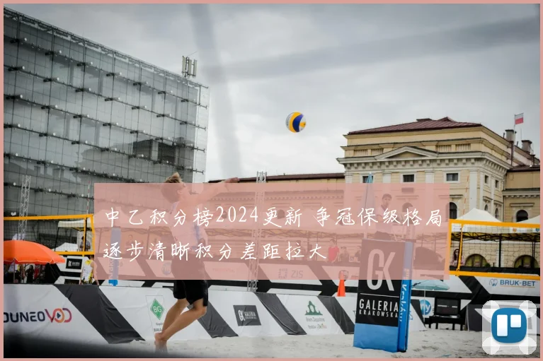 中乙积分榜2024更新 争冠保级格局逐步清晰积分差距拉大